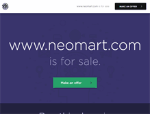 Tablet Screenshot of neomart.com